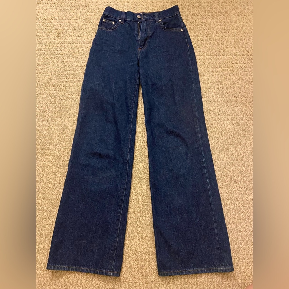 Aritzia Denim Forum Farrah Hi-rise Wide jean